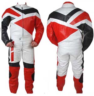 MPS Leathers Red/White/Black Small (discontinued, 1 remaining)