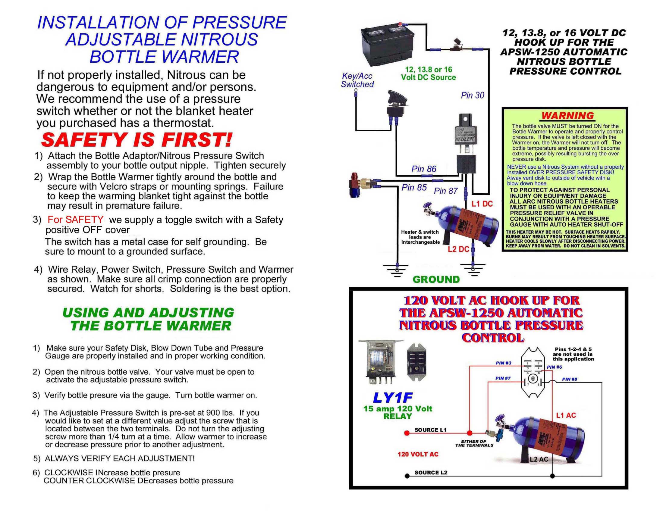 Nitrous Oxide Chart